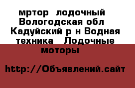 мртор  лодочный - Вологодская обл., Кадуйский р-н Водная техника » Лодочные моторы   
